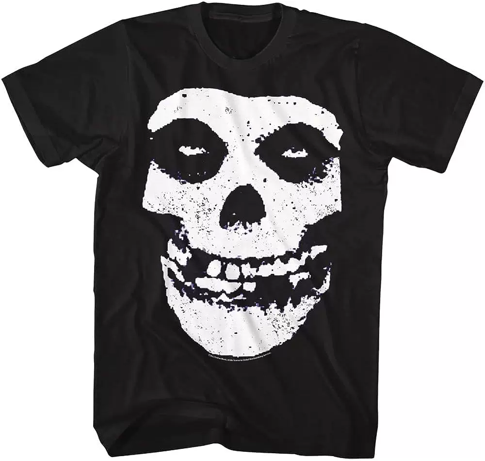 Cortis Martin Justin Biber Inspired Misfits Classic Fiend Skull Graphic T-Shirt
