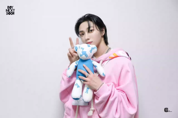 BND one and only stage inspired PINK HOODIE-boynextdoor