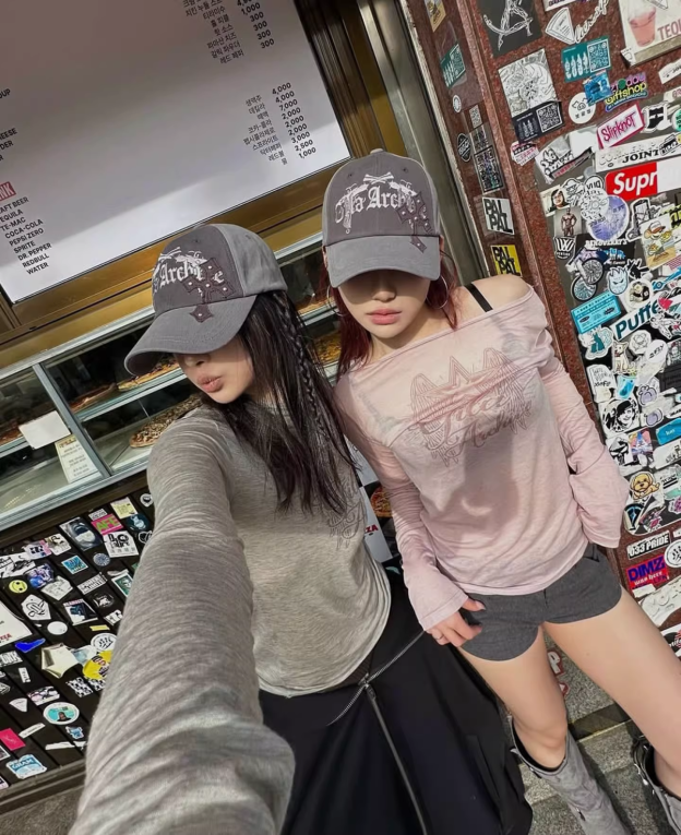 Blackpink Jisoo Inspired Star Wing Sheer Long Sleeve