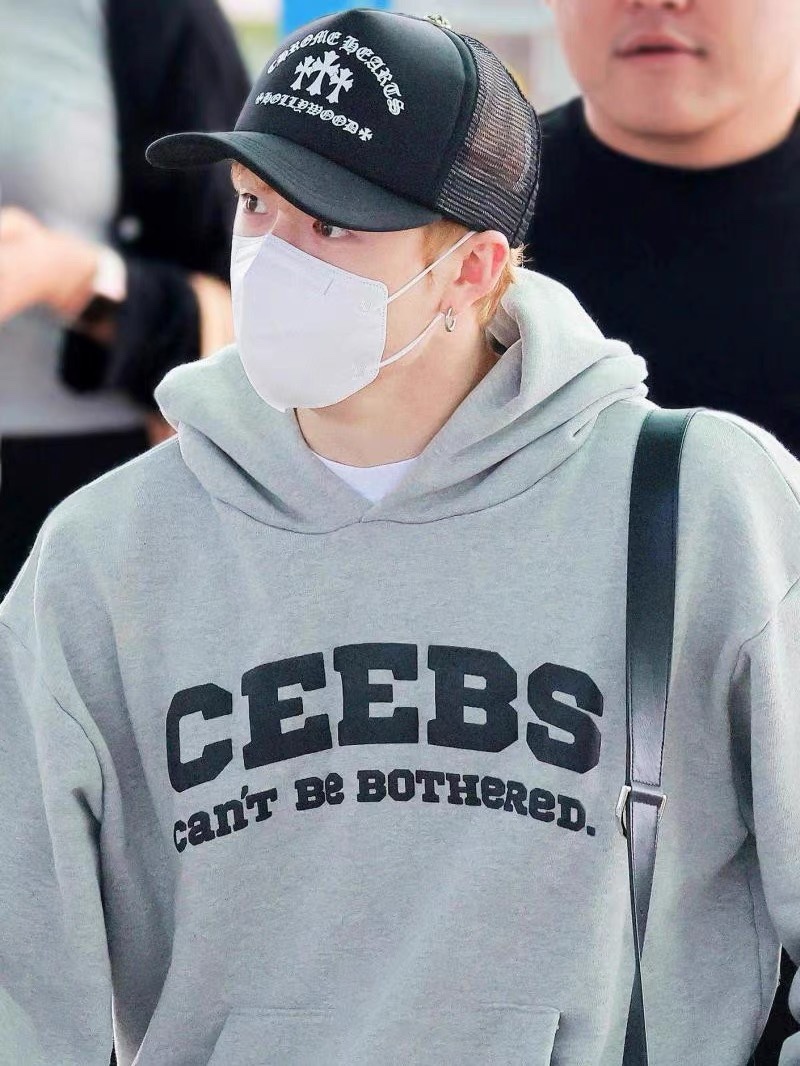 Stray Kids Bangchan Inspired Grey Hoodie
