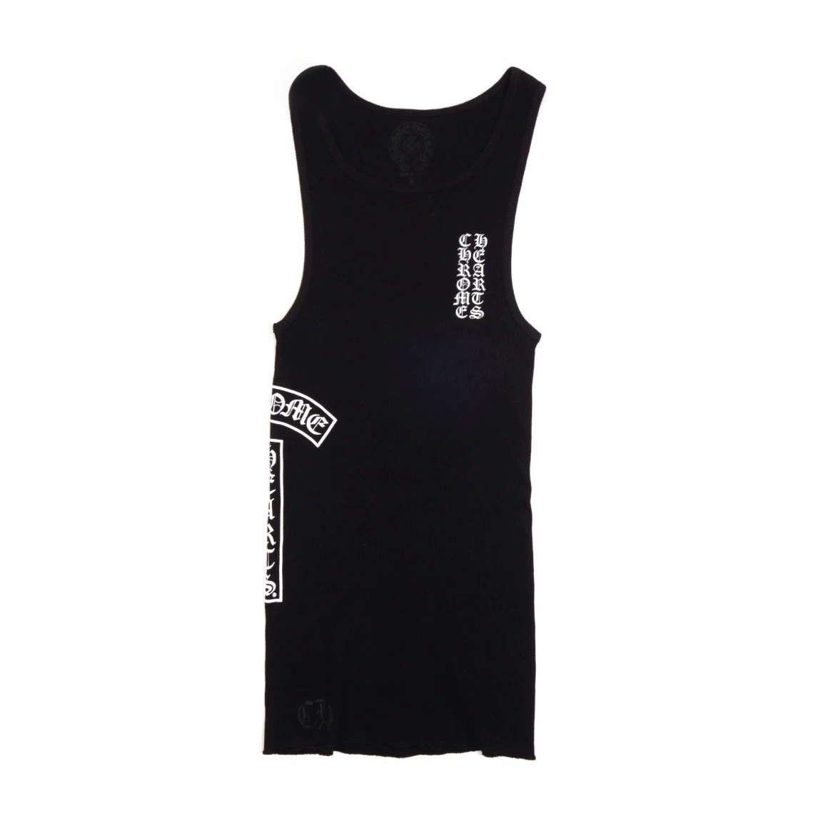Stray kids Hyunjin Inspired Chrome Hearts Style Black Logo Tank Top-straykids