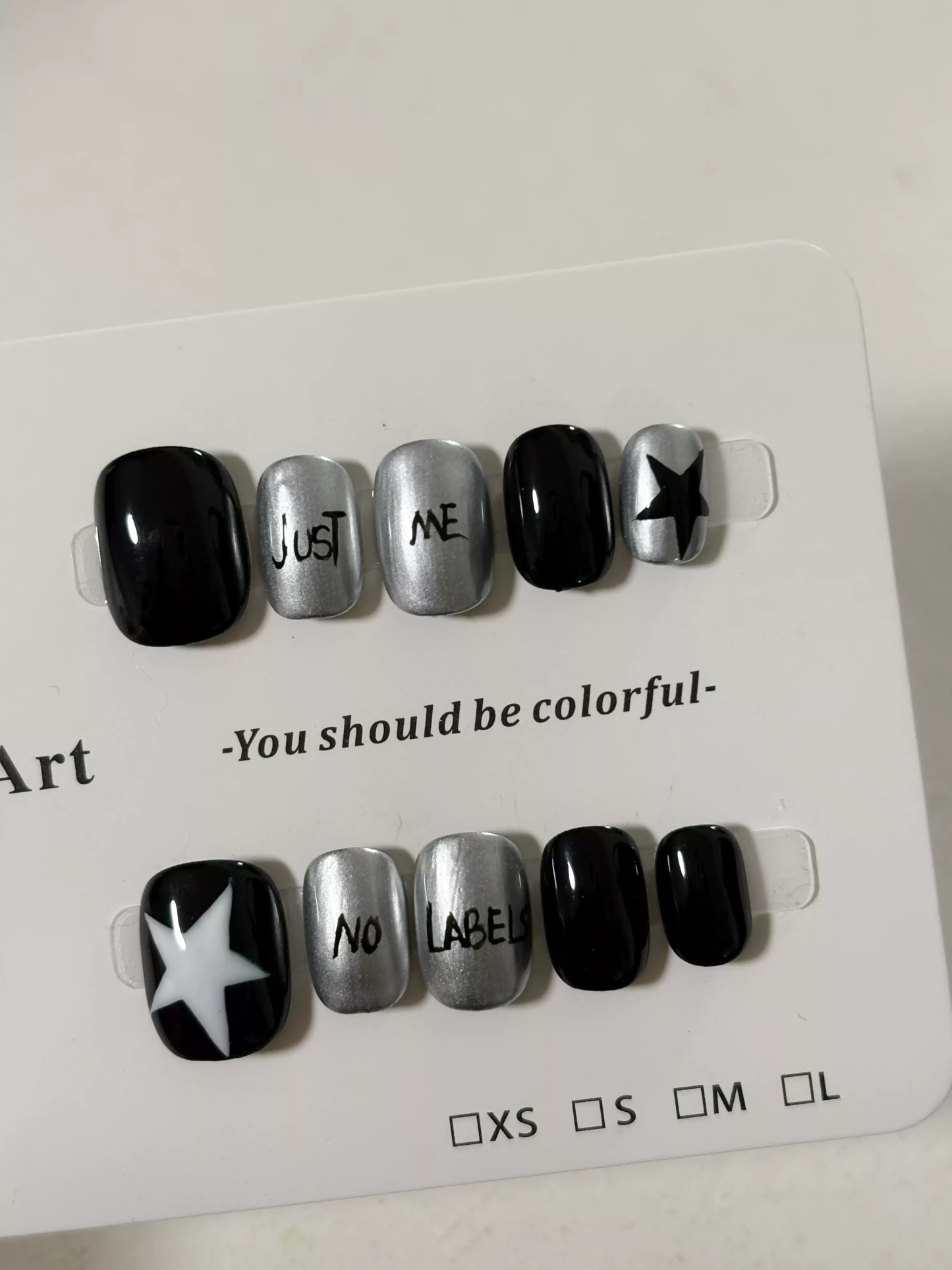 TXT Yeonjun No Lable Inspired Custom Handmade Press-On Nails