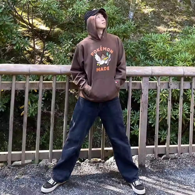  BTS RM&J-HOPE Inspired Pokémon Farfetch'd Hoodie