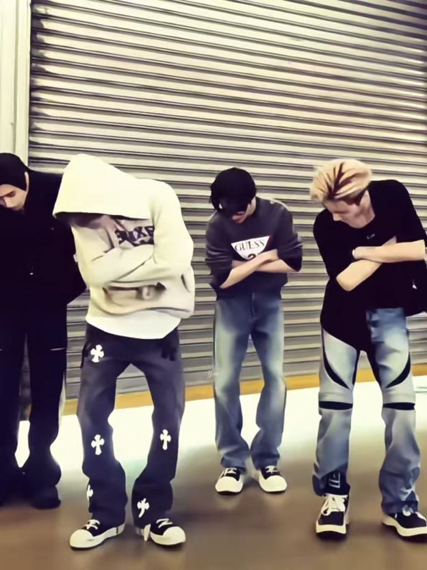 Enhypen Niki Inspired Chrome Hearts Cross Patch Straight Leg Denim Jeans-NI-KI