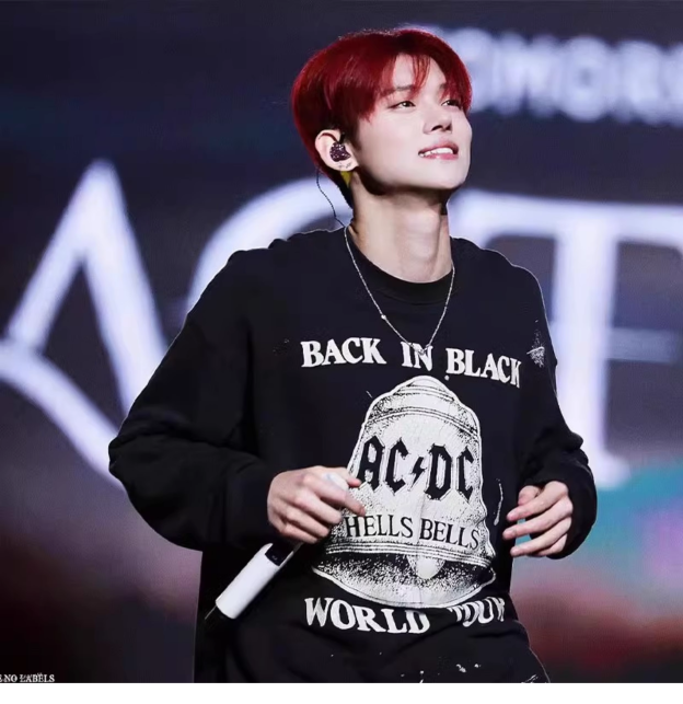 TXT Yeonjun Inspired Black Sweatshirt