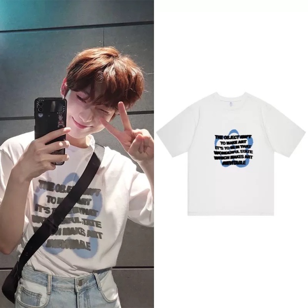 ENHYPEN Sunoo Inspired Oversized Drop-Shoulder T-Shirt