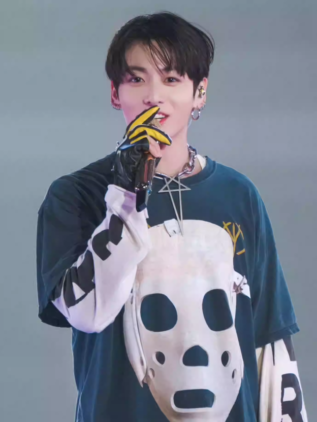 BTS Jungkook Inspired Hockey Mask Vintage Washed T-Shirt