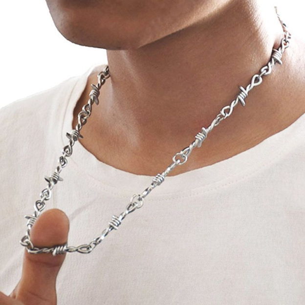 ATEEZ Choi San Worn Necklace