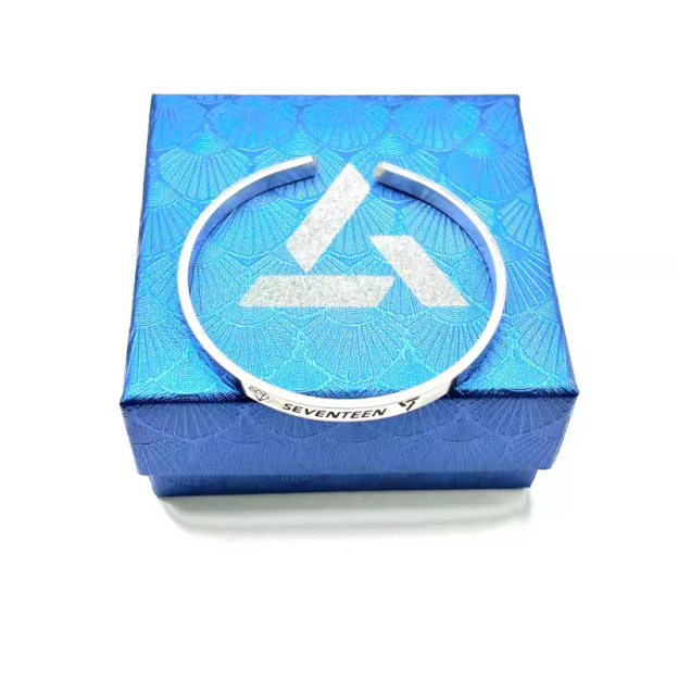 SEVENTEEN Fanmade Titanium Steel Cuff Bracelet