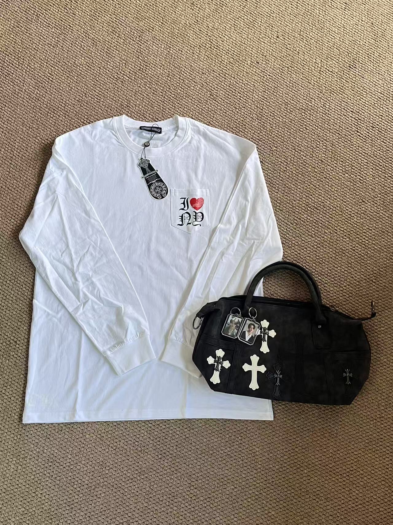 Enhypen Niki Inspired Heart NY Long Sleeve T-shirt