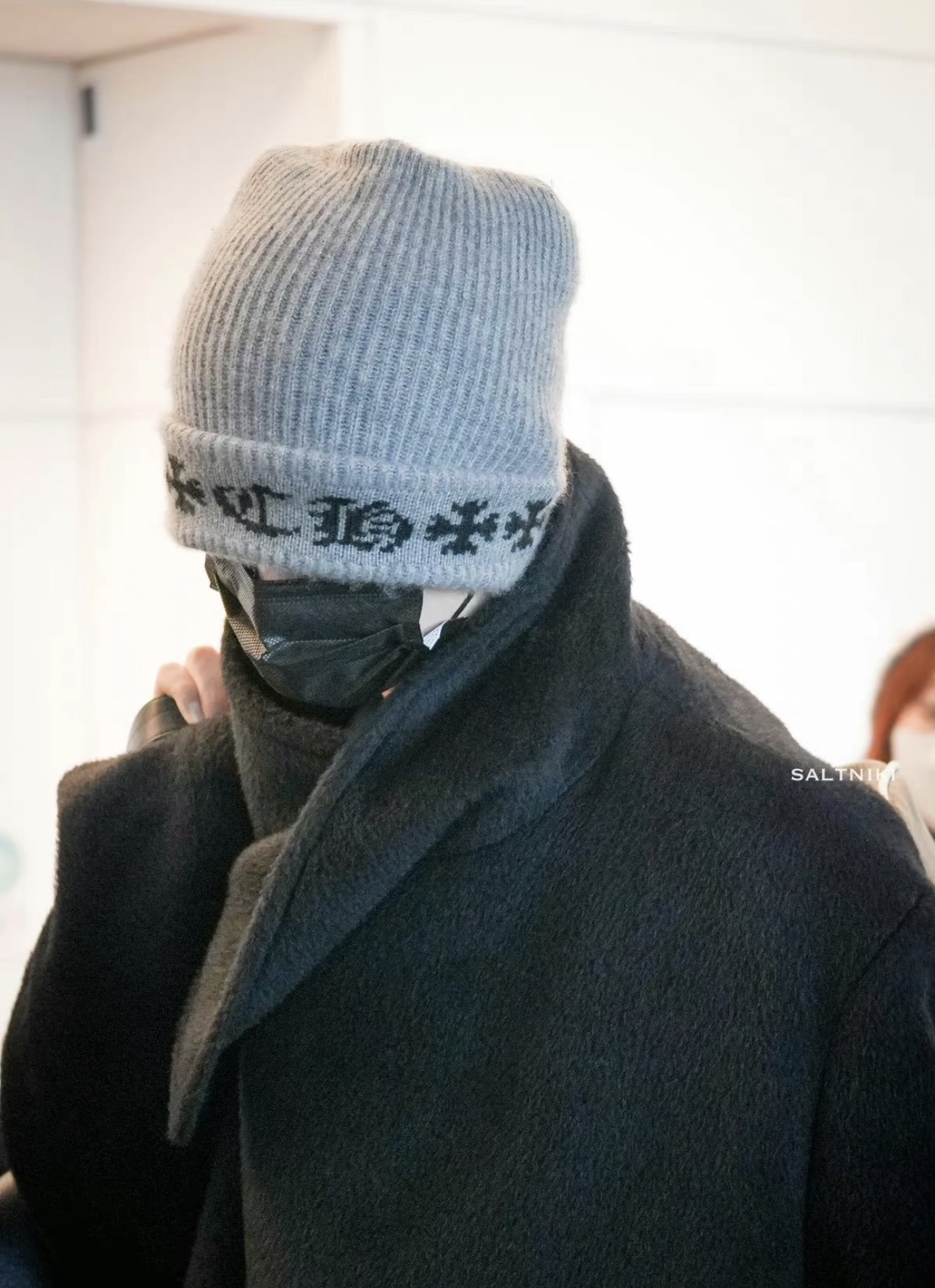 Enhypen NIKI inspired chrome hearts knit beanie hat