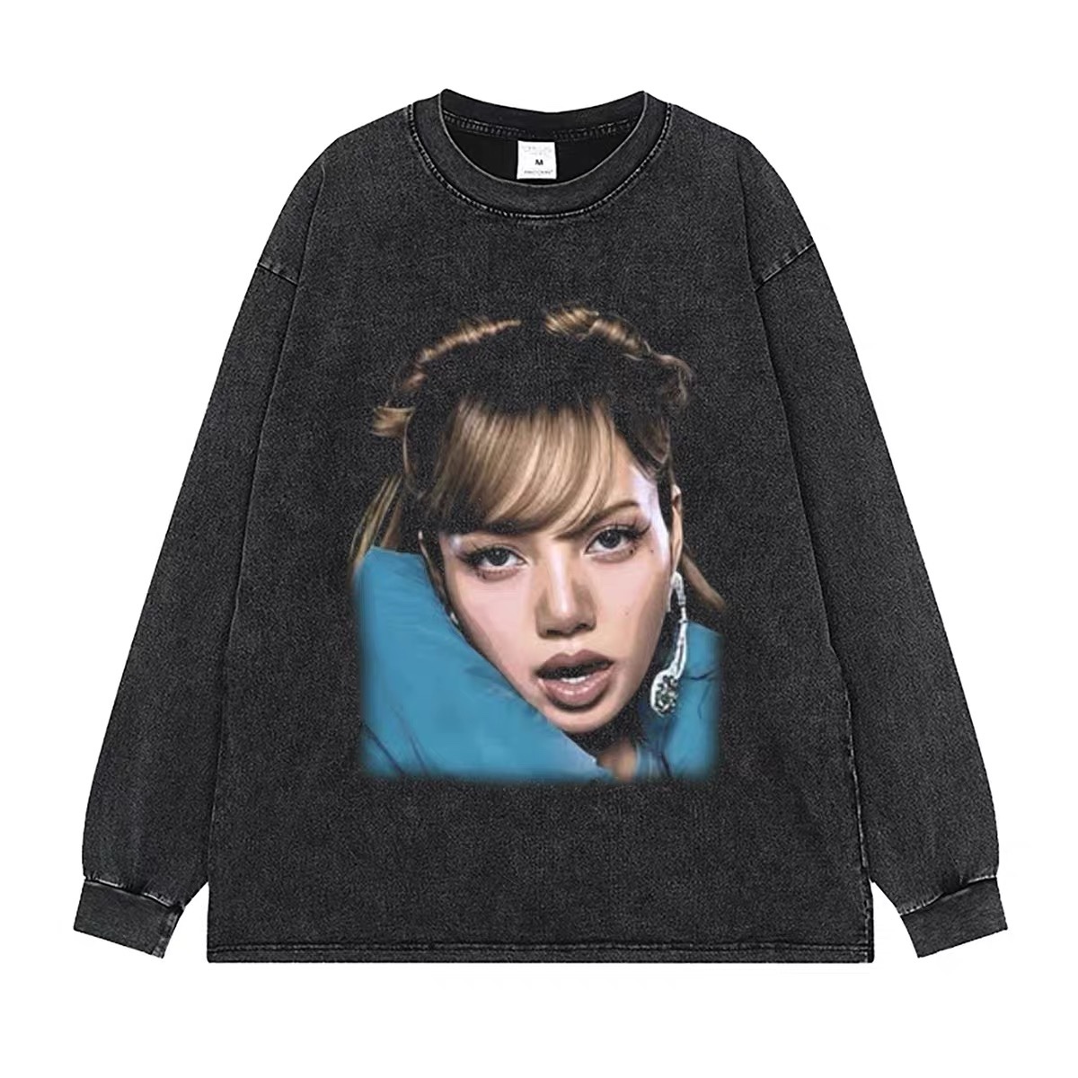 Blackpink Custom Member Printed Retro Washed T-Shirt