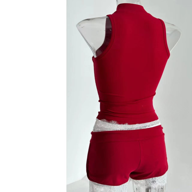 Sleeveless athletic tank and shorts set-Straykids concert outfitidea for STAY