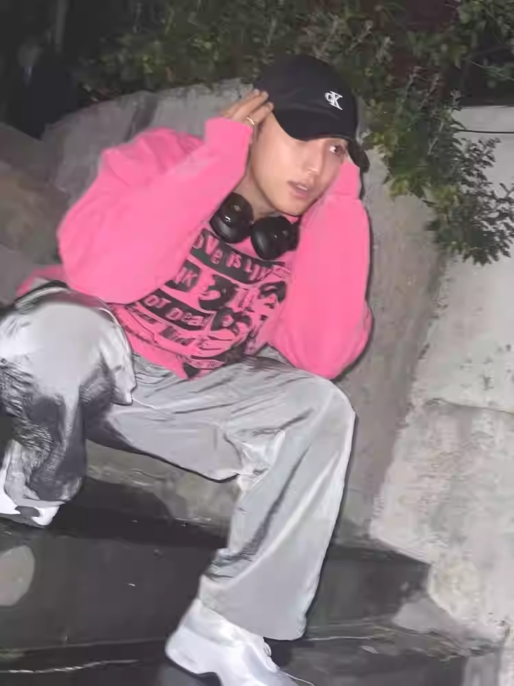 Seventeen Mingyu Inspired Love Punk Pigment Sweatshirt