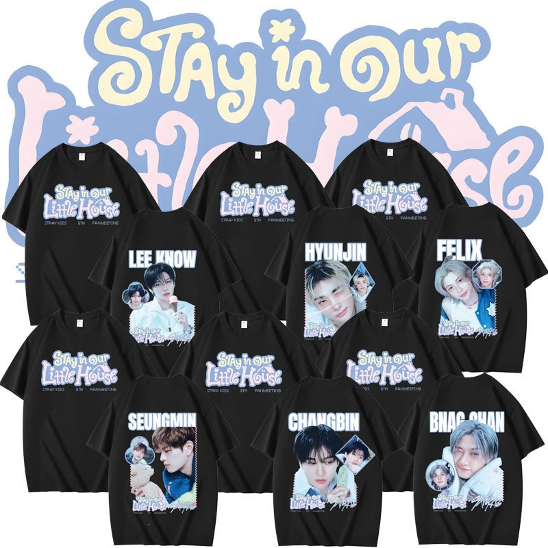 Stray Kids STAY in Our Little House Merch Inspired T-Shirt-straykids
