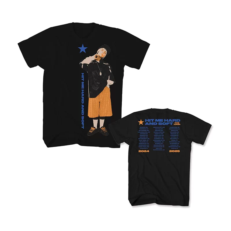 Billie Eilish Merch Inspired Graphic T-Shirt