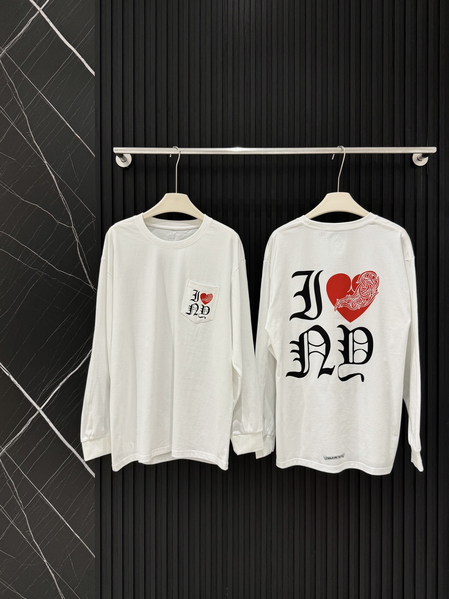 Enhypen Niki Inspired Heart NY Long Sleeve T-shirt