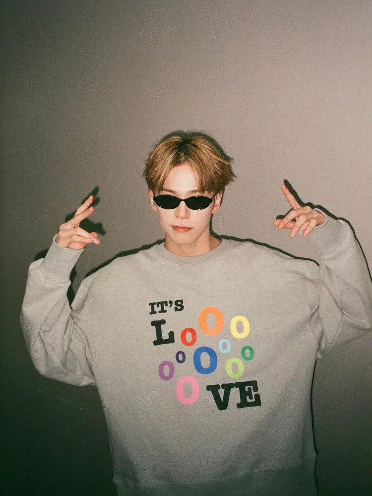 TREASURE Asahi Inspired IT'S LOVE Graphic Sweatshirt