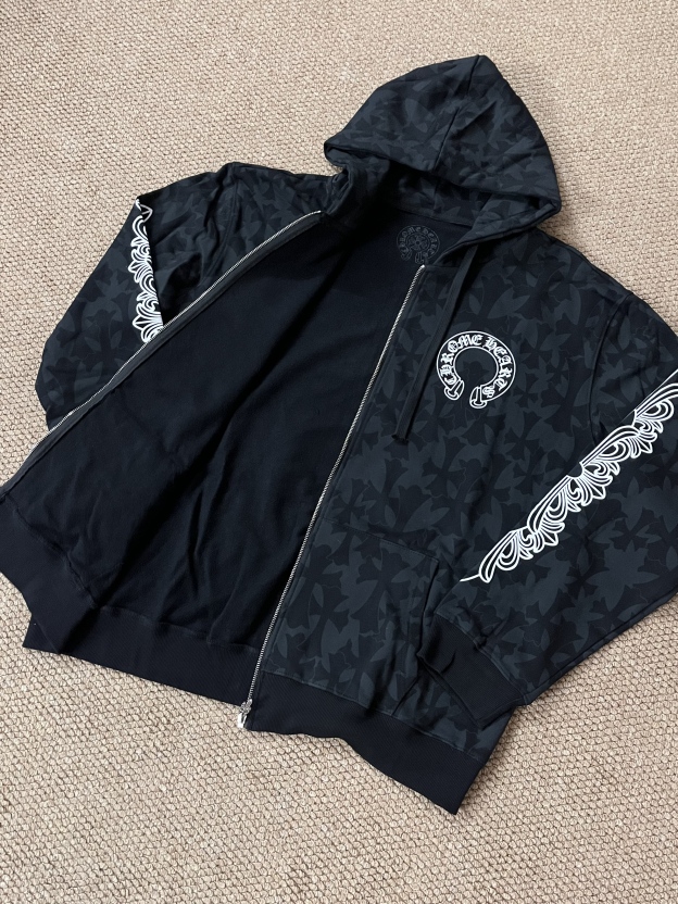 Enhypen Niki&Heeseung Inspired Cross Pattern Zip-up Hoodie