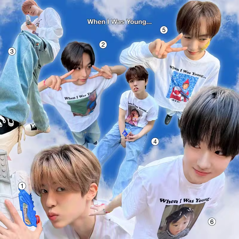 NCT WISH  'When I Was Young' Inspired T-Shirt