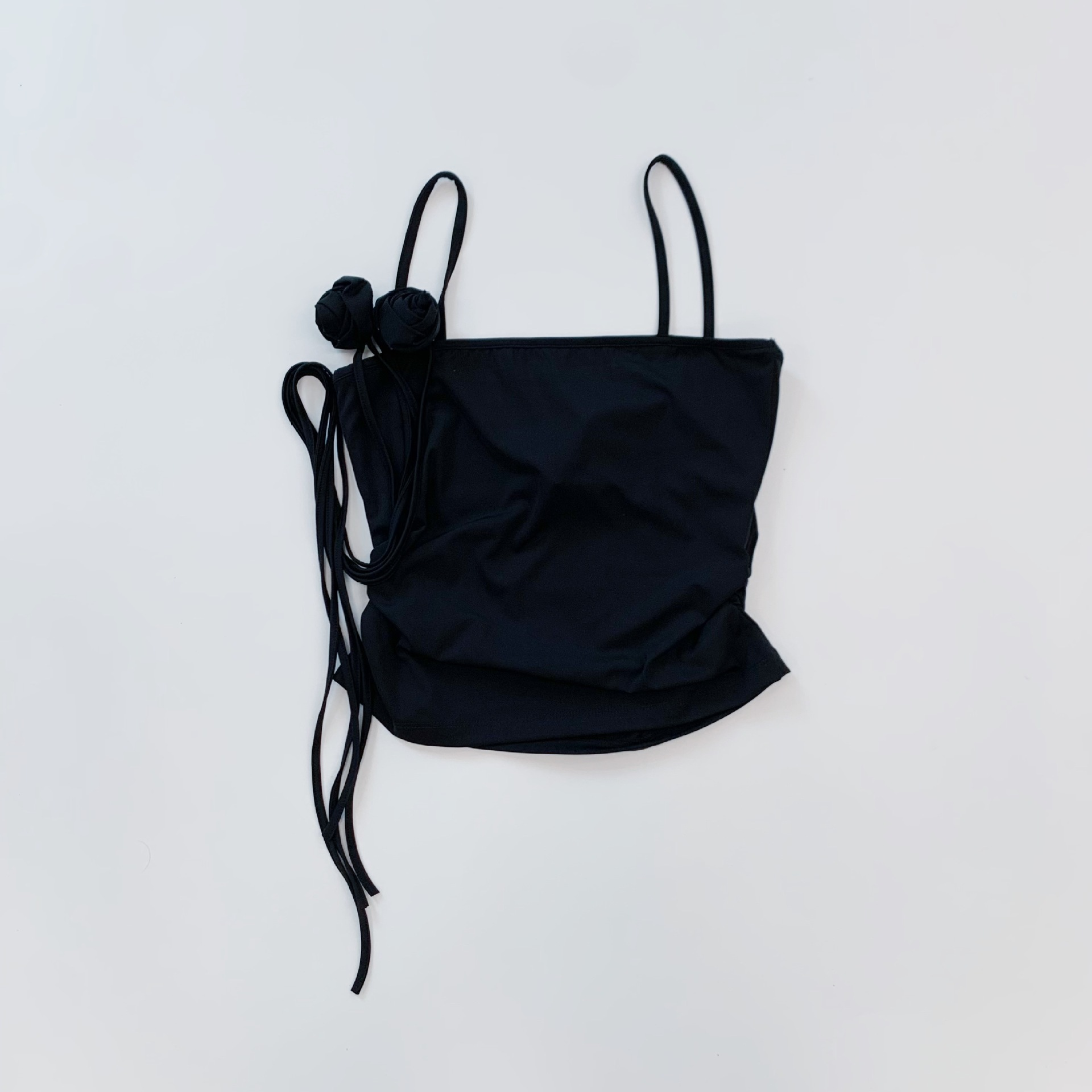 Gidle Minnie Rose Lace up Sheath Top