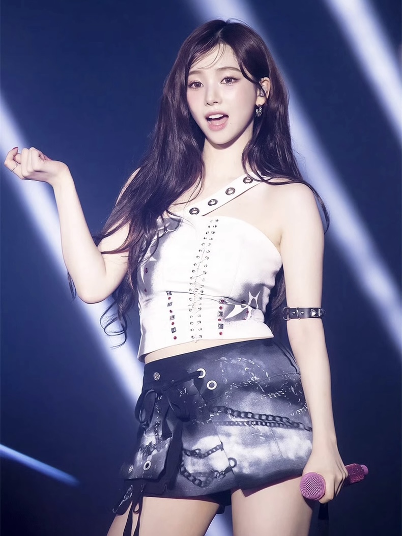 Aespa Karina & Gidle Shuhua Inspired Buckle Cargo Skirt