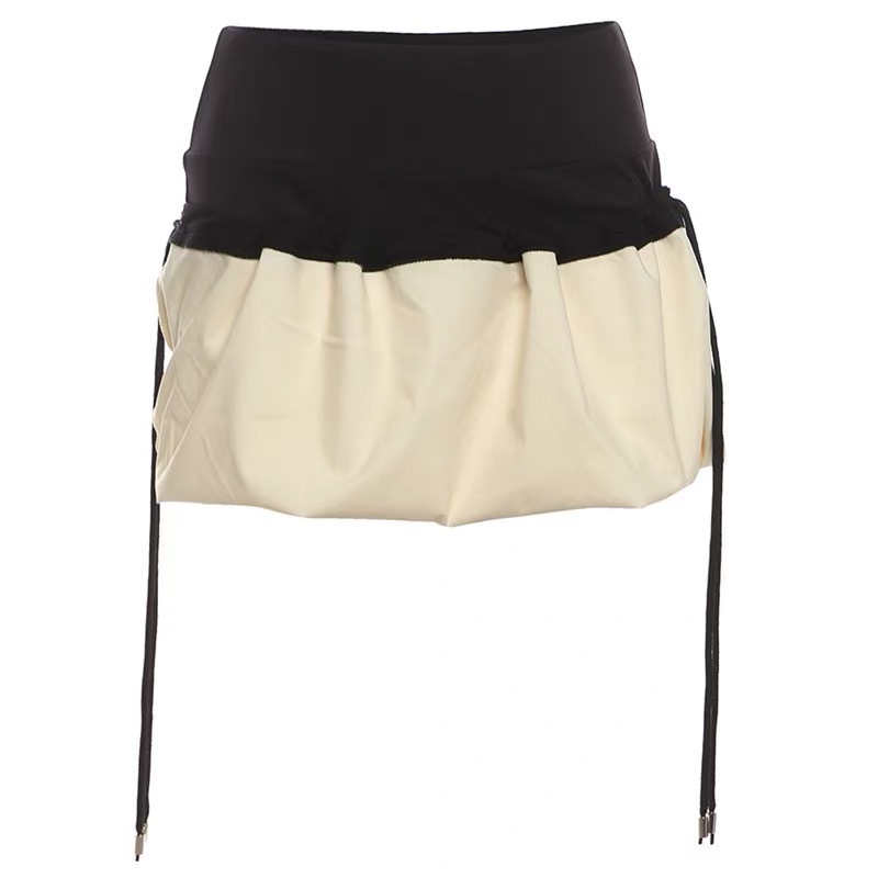 Colorblcoked Zipper Jacket Mini Skirt Set-Blackpink Jennie