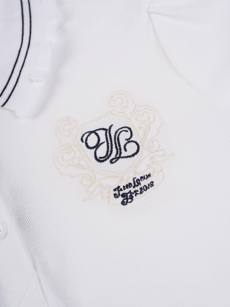 Blackpink Jennie White Polo Shirt Shorts Set