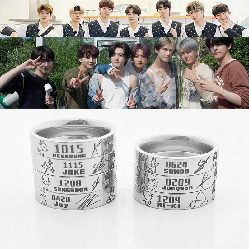 ENHYPEN Fanmade Birthdate Signature Ring 