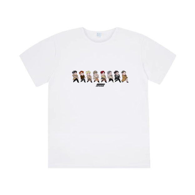 ATEEZ Customized Cartoon T-Shirt