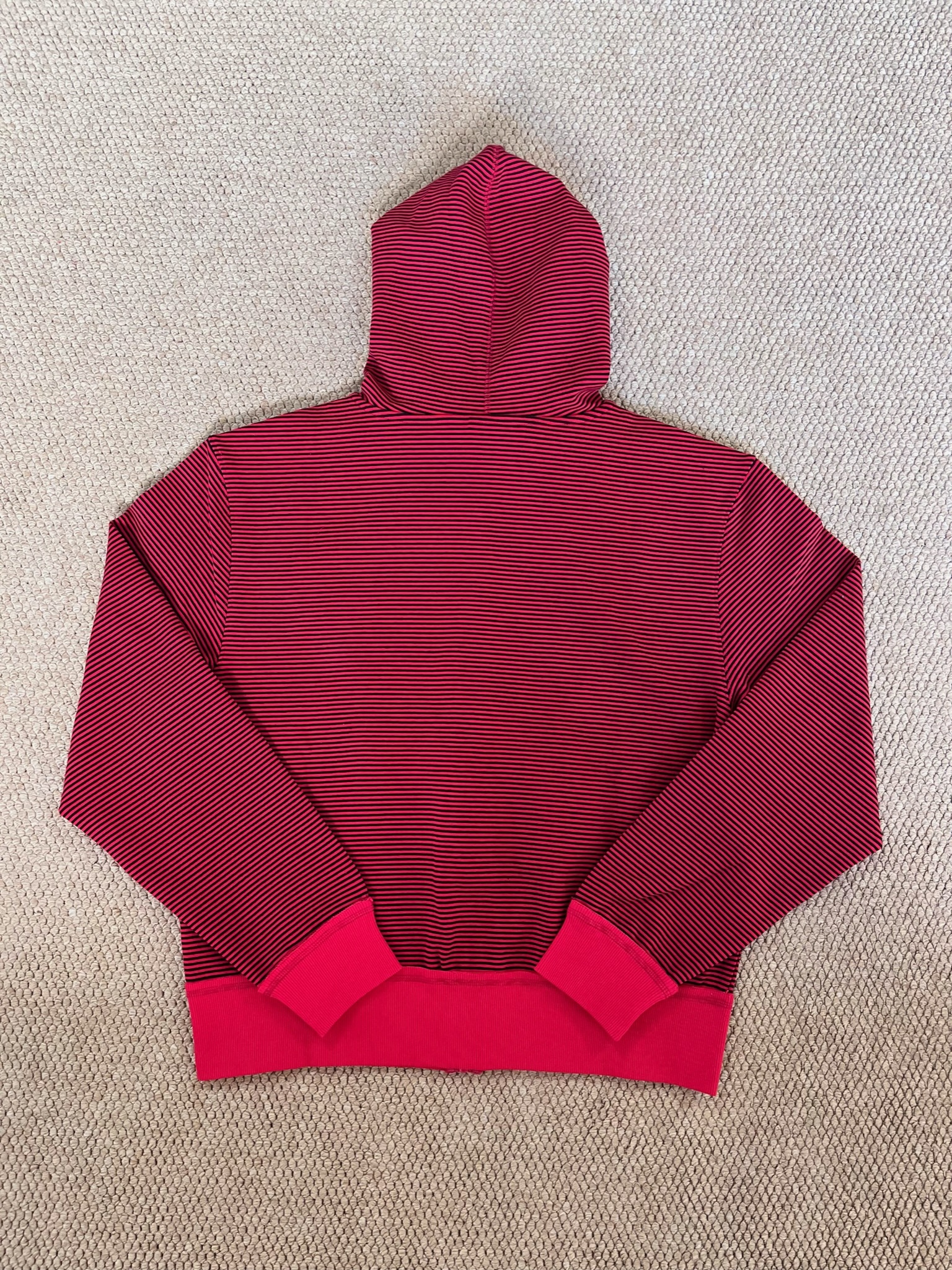 Cortis Martin Inspired Stripe Letter Print Zip Hoodie