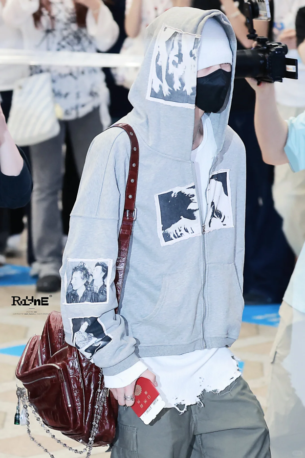 Enhypen Niki Inspired Graphic Hoodie Jacket-Ni-Ki