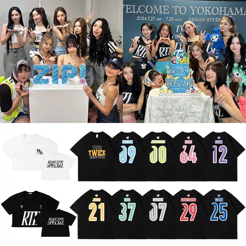 Twice Ready To Be special WORLD TOUR merch inspired tshirt