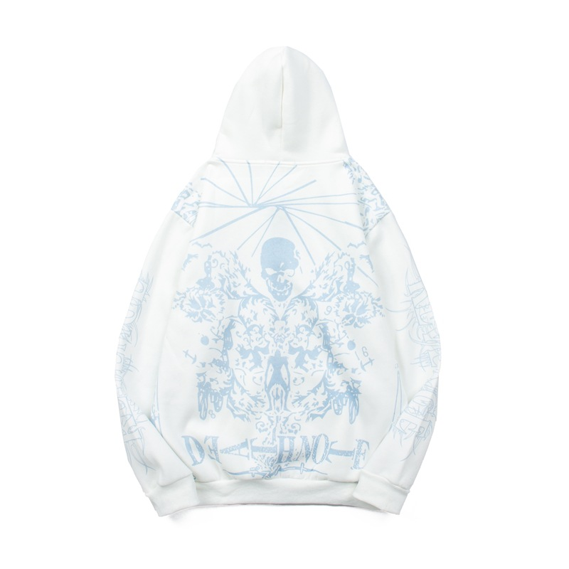 Aespaa Giselle Inspired Heart Devil Graffiti Printed Zip Up Hoodie