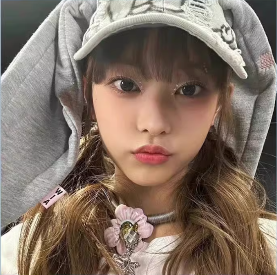 NewJeans Style Bunny Ear Brimmed Hat - NJZ