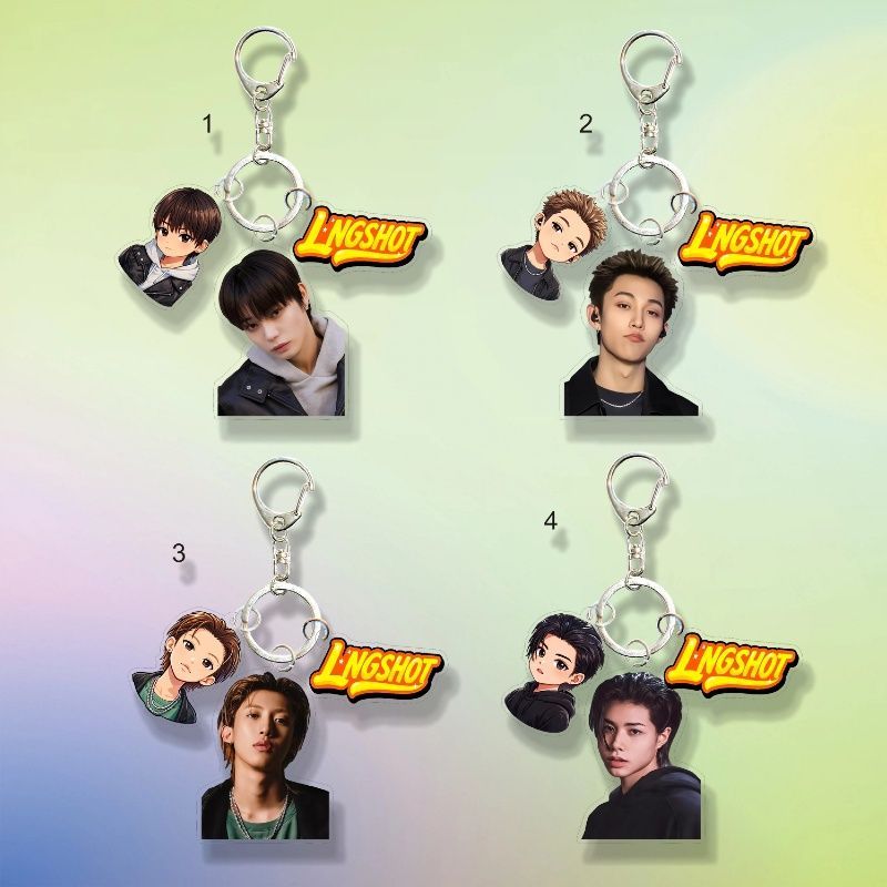 lngshot Acrylic keyring keychain pendant