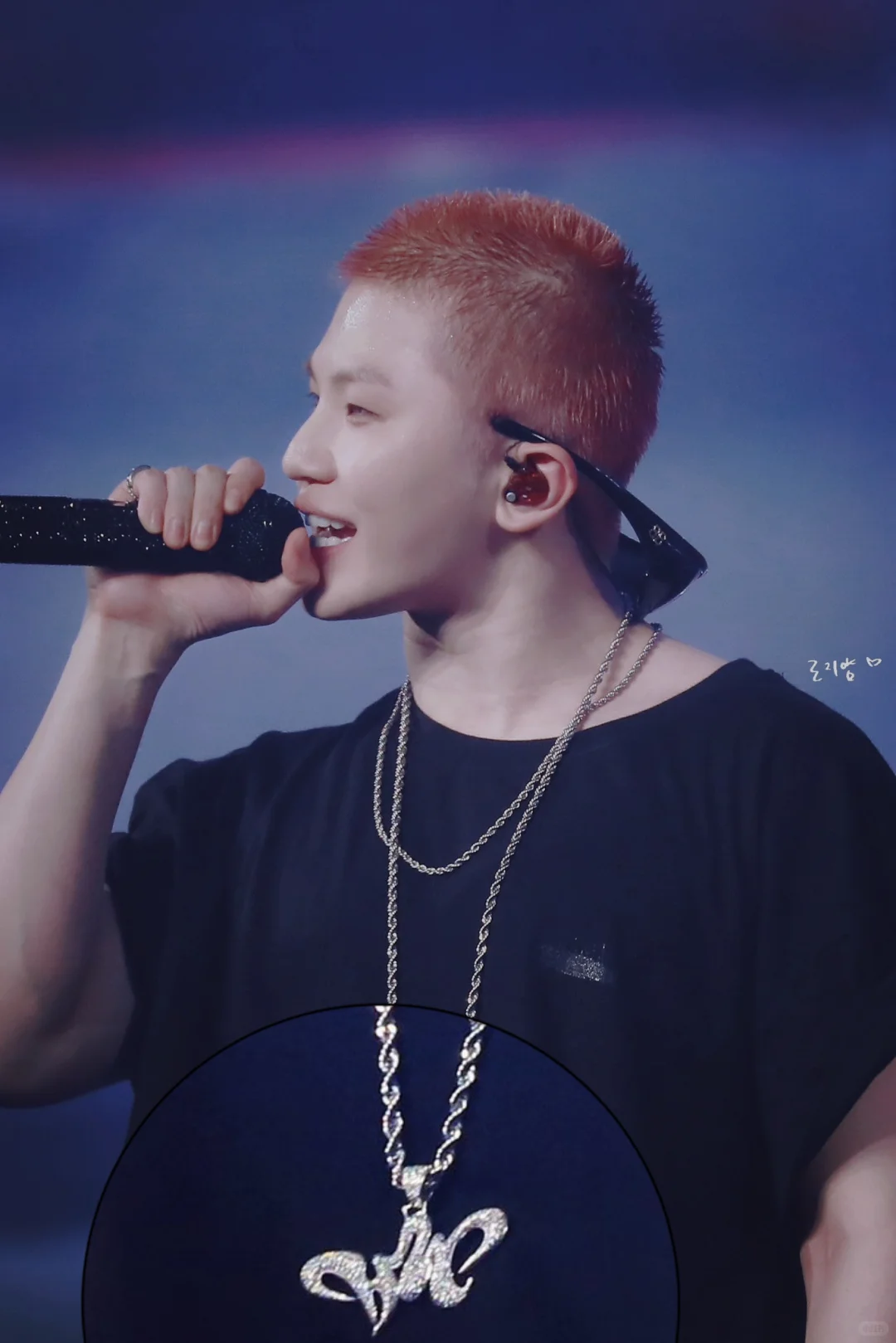 Seventeen Hoshi Woozi Inspired HW Necklace