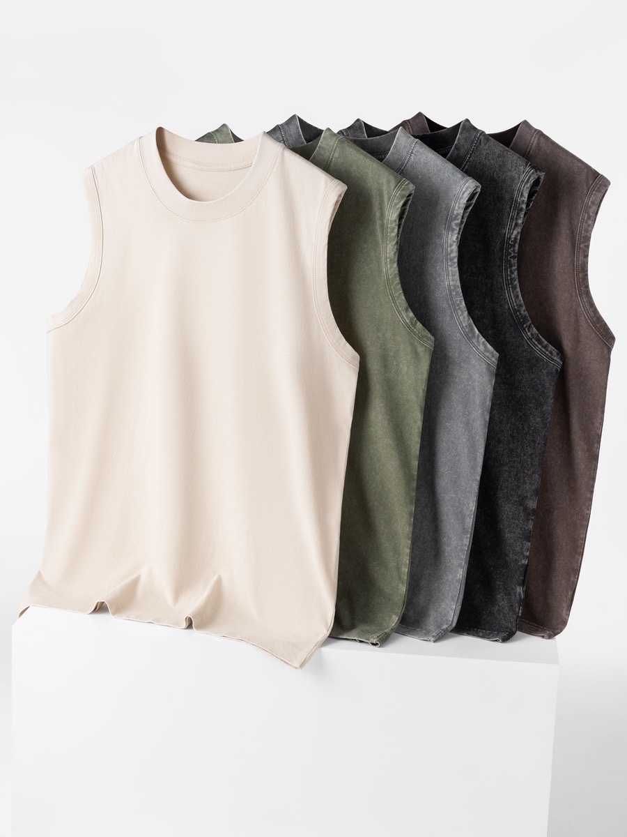 Stray kids Felix Felix Washed Cotton inspired Sleeveless T-Shirt Tank-Straykids