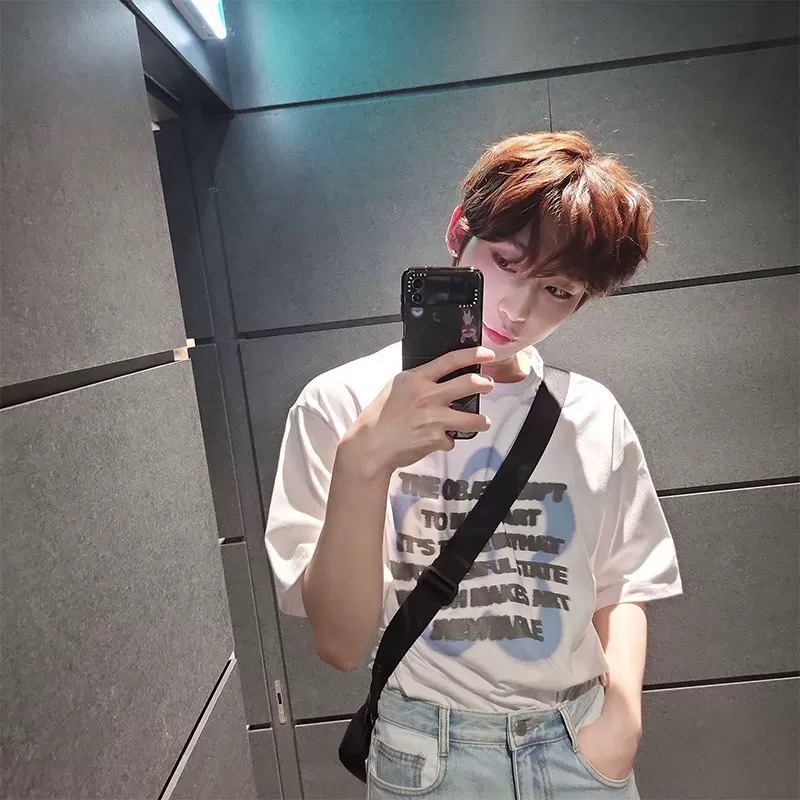 ENHYPEN Sunoo Inspired Oversized Drop-Shoulder T-Shirt