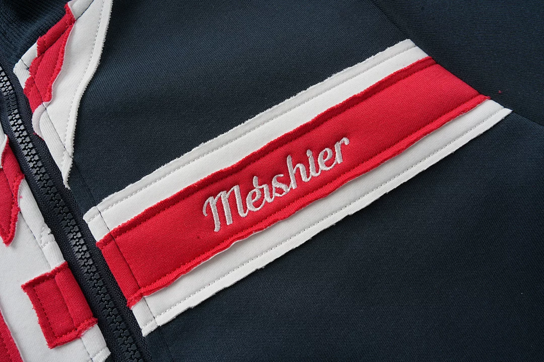 Lngshot Woojin Inspired Union Jack British Flag Striped Zip Up Track Jacket