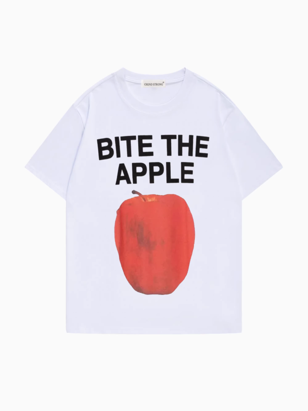 Cortis Keonho Inspired Bite The Apple Graphic T-Shirt
