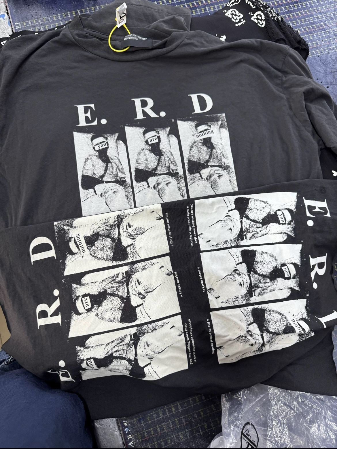 Enhypen Niki inspired Bandage Face Print tshirt