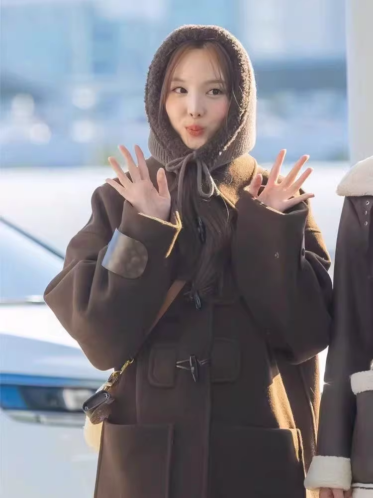TWICE Nayeon Inspired Knitted Balaclava Hat