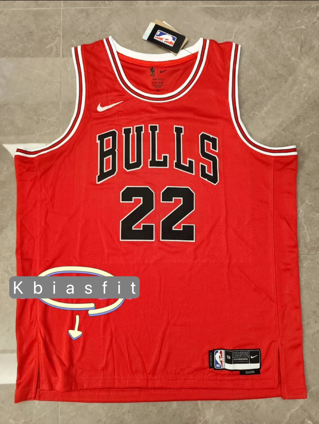 NEWJEANS MINJI customized Chicago Bulls 22 Jersey