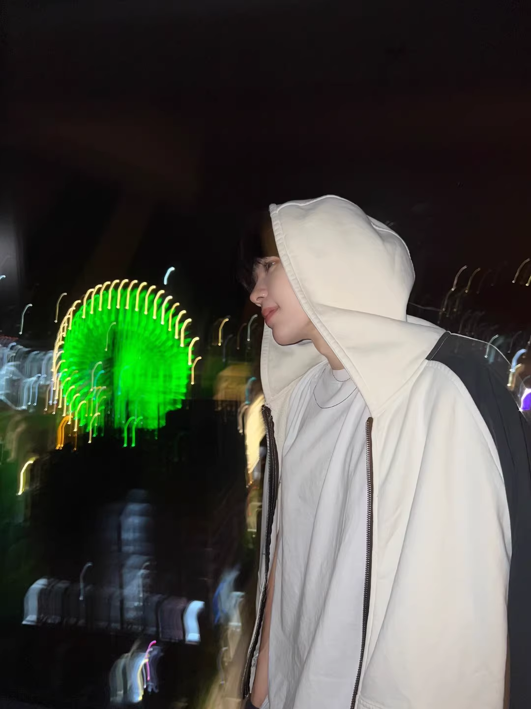 RIIZE Shotaro Inspired Color Block Zip-Up Hoodie