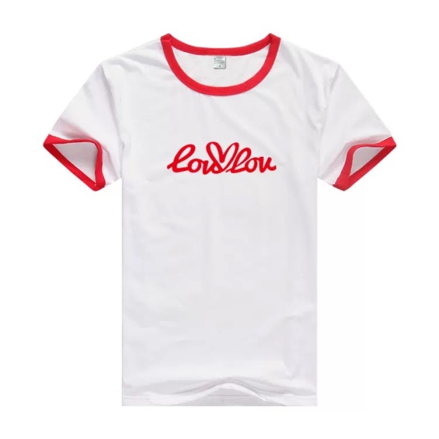 IVE Wonyoung Red-Trim inspired Cotton Shirt 