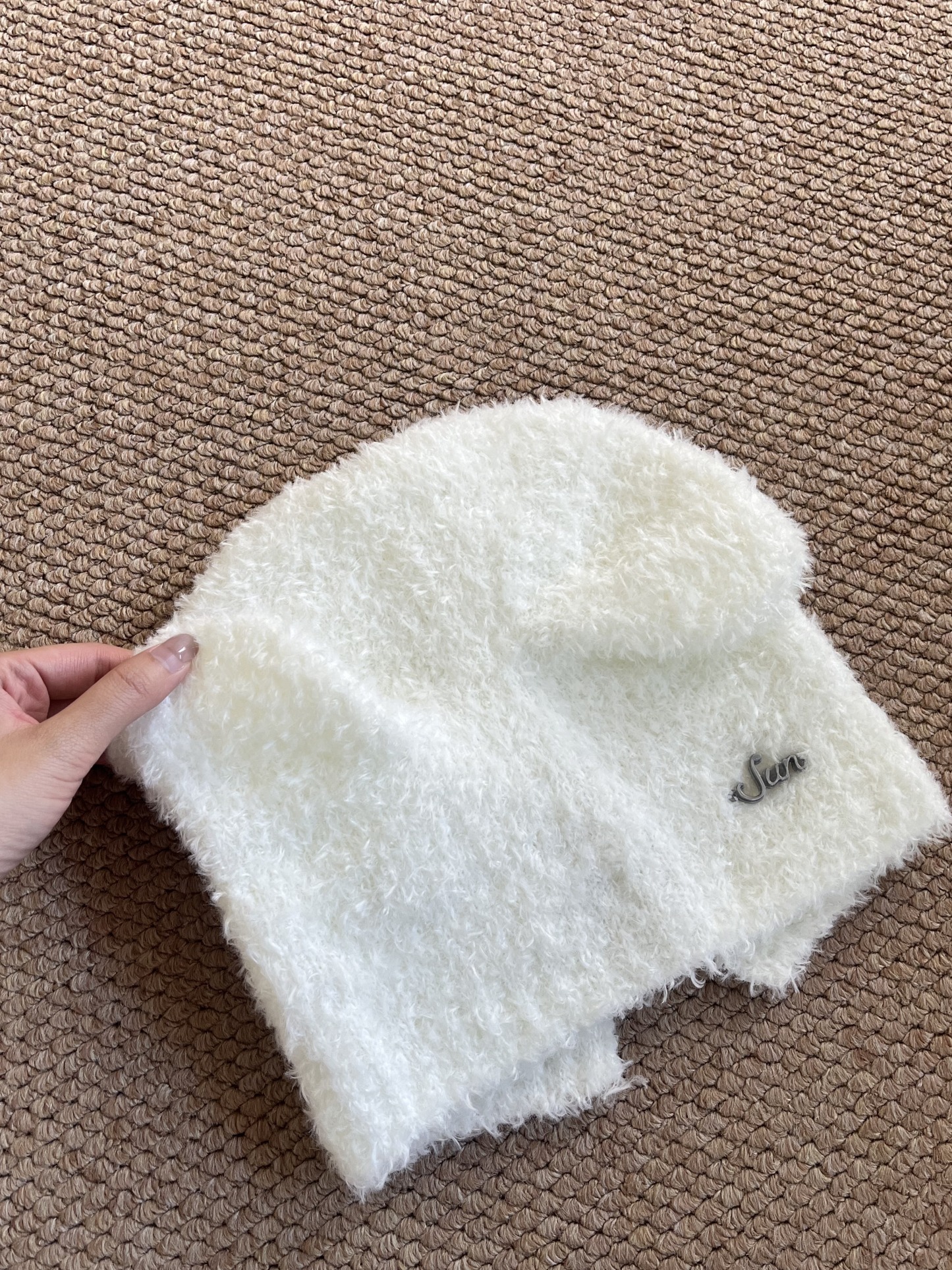 Enhypen Sunoo Artist Made Inspired Fuzzy Bear Beanie