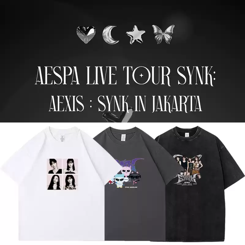Aespa 2026 World Tour SynkAexisLine in Japan Merch Inspired T-Shirt