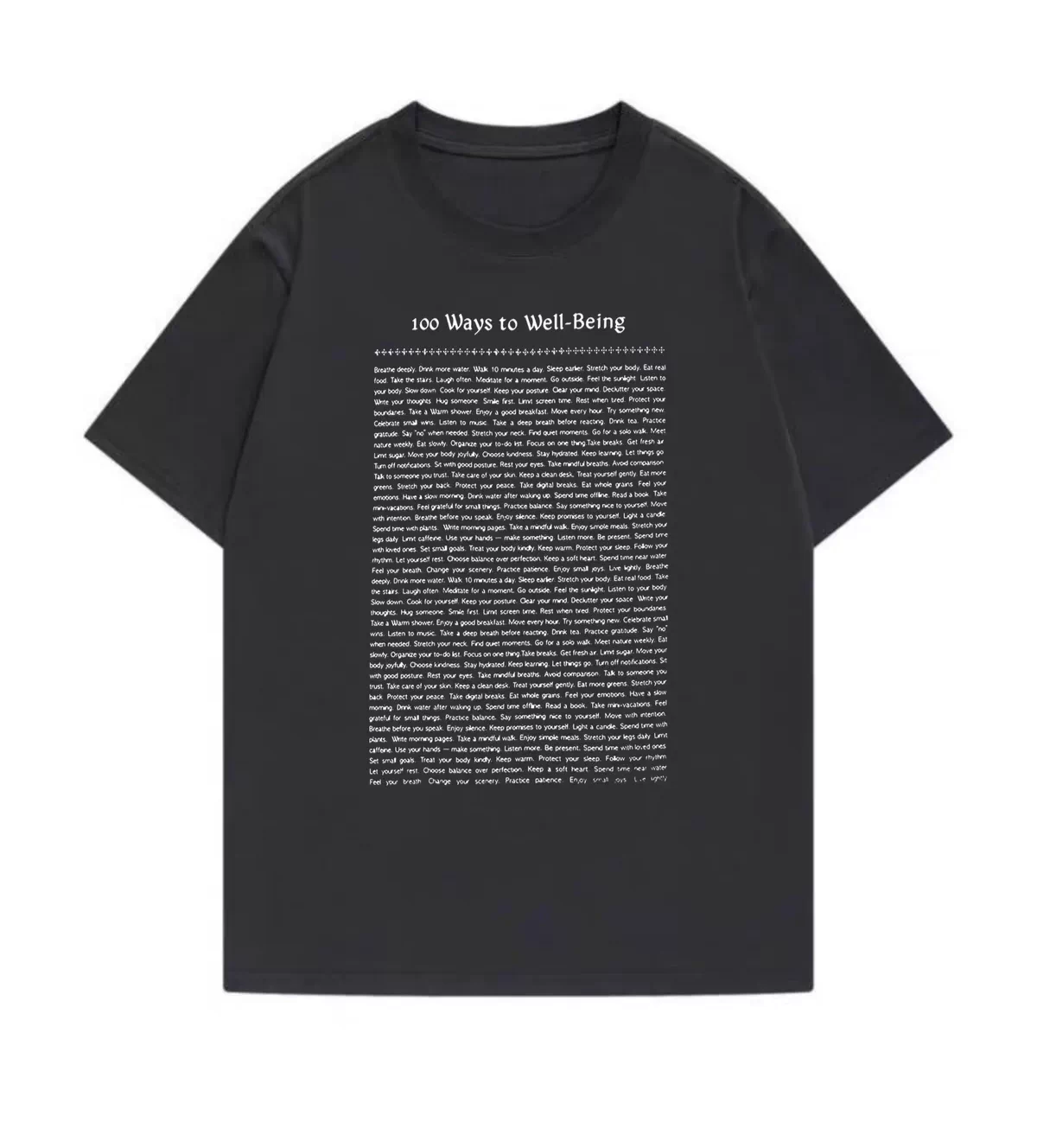 Boynextdoor Woonhak Inspired Text Print Black T-Shirt
