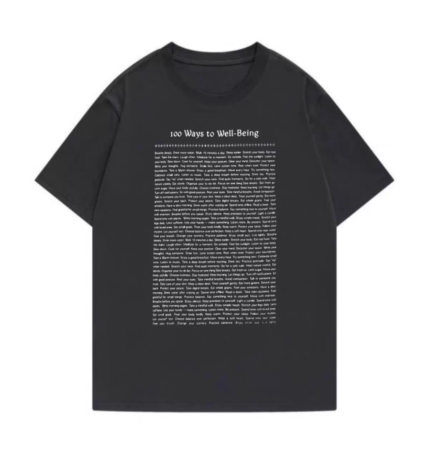 Boynextdoor Woonhak Inspired Text Print Black T-Shirt